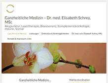 Tablet Screenshot of ganzheitliche-medizin.at